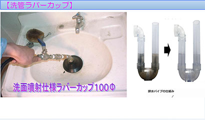 排水管高圧洗浄イメージ2